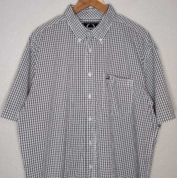 Cinch Men's Gingham Print Western Rodeo Cowboy Casual Button Down Shirt Sz L - Picture 6 of 12